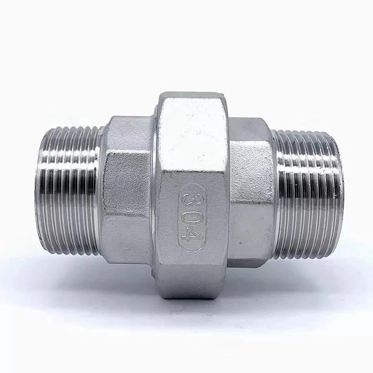 பிளம்பிங்கிற்கான இரட்டை ஆண் நூல் ஒன்றியம்