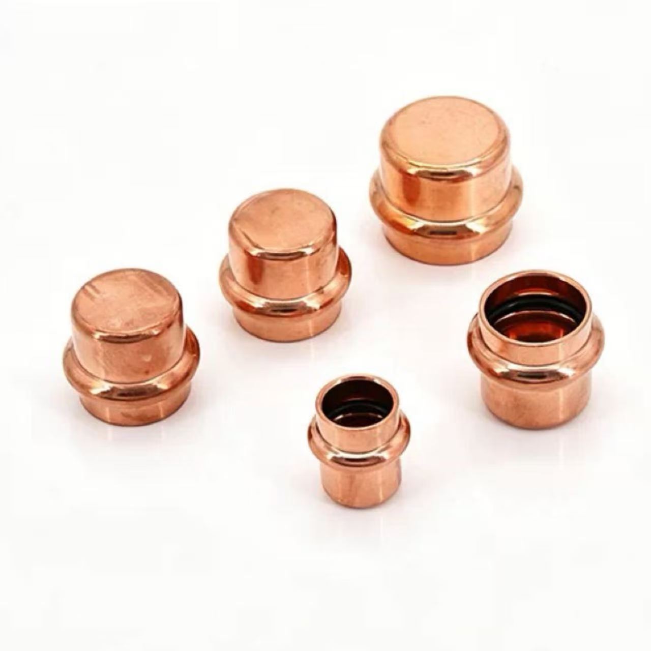 Double-Press End Cap